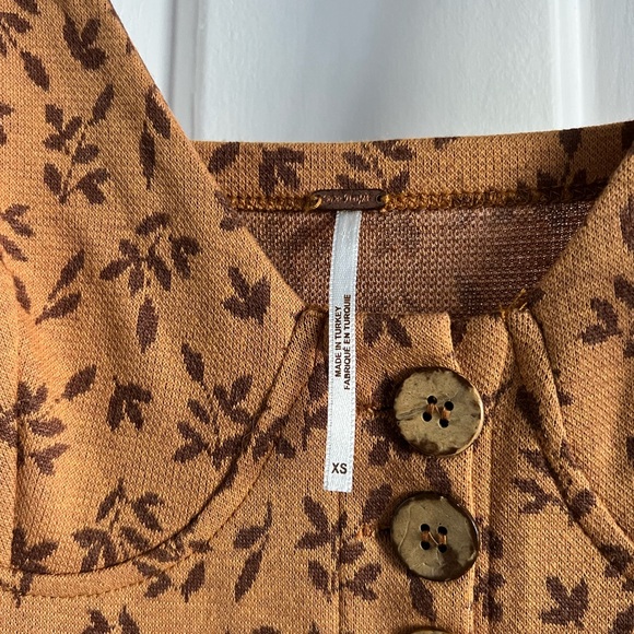 Floral Print Sleeveless Maxi Dress - Brown - Picture 5 of 13